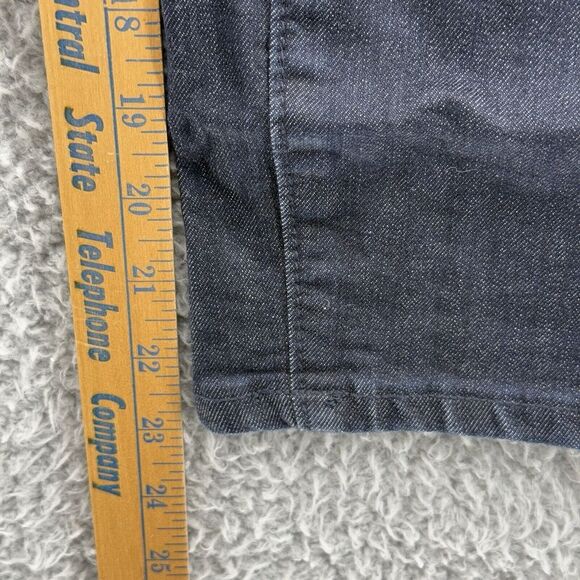 Ann Taylor Loft Stretch Denim Modern Crop Blue Jeans Womens Size 28/6 Low Rise - Picture 5 of 7